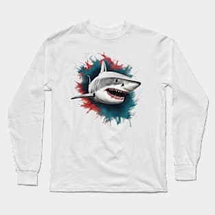 shark attack Long Sleeve T-Shirt